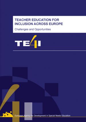 cover of the Teacher Education for Inclusion Across Europe – Challenges and Opportunities report